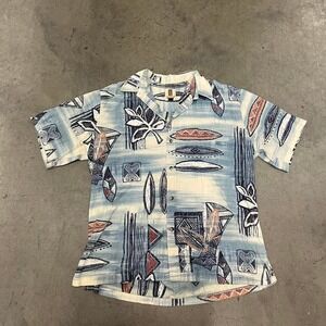 Vintage Tori Richard aop hawiaan summer button up‎ shirt